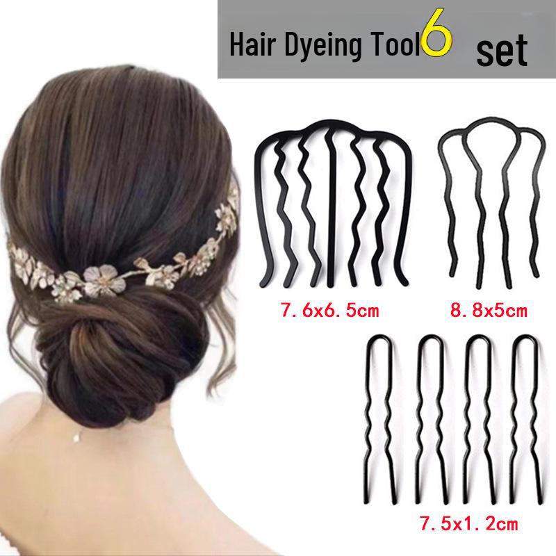 

Корейская металлическая шпилька-гребень U-образной формы – Свадебные и праздничные аксессуары для волос