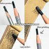 Eyebrow Pencil Tip Polishing Sandpaper Board Grinding Rub Brush Sharpening Tool for Fine Point Makeup Cosmetic Tool