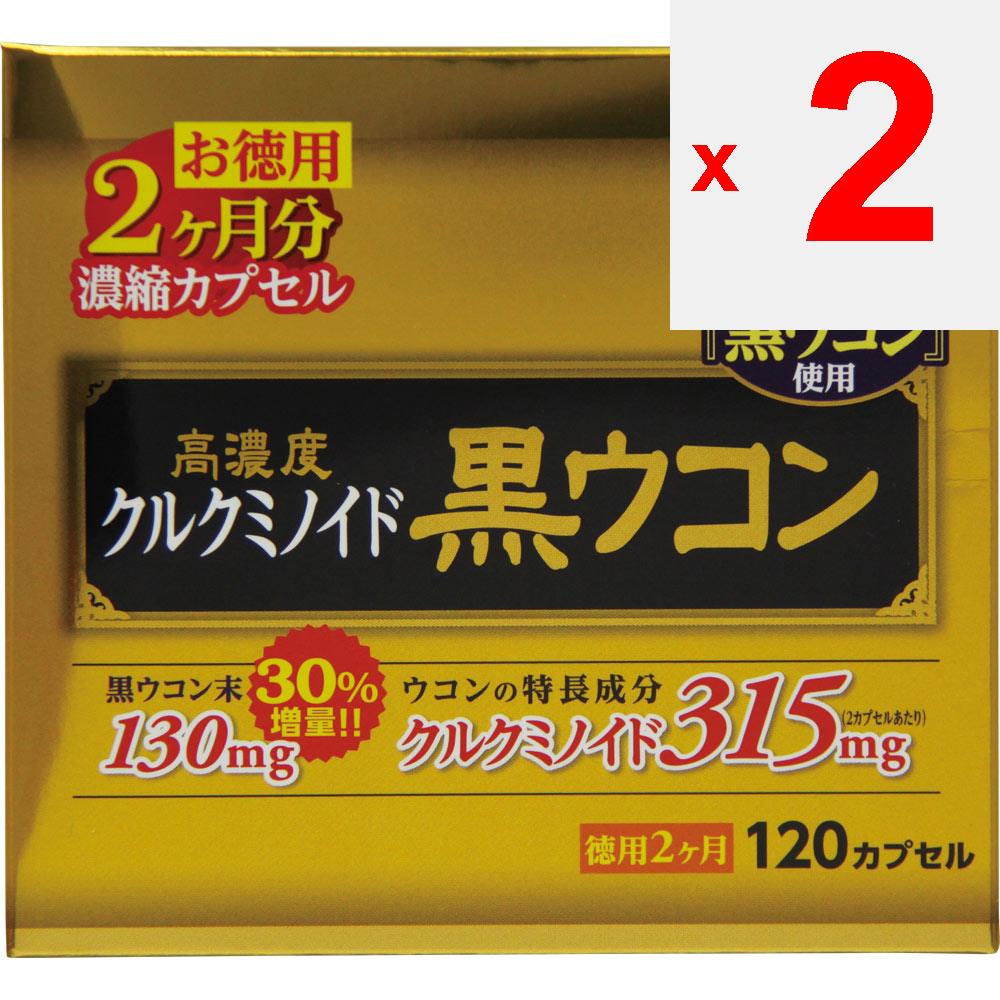 Wellness Life Science Domestic High Concentration Black Turmeric Capsules 120 Capsules Liver Tonic Turmeric