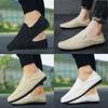 New Men Shoes Hemp Breathable Men Casual Shoes Driving  Men Soft Comfortable Loafers Brand Fashion Half Slippers Flats2025