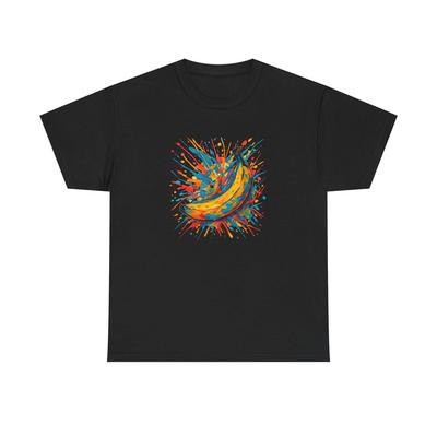 Maglietta Unisex Adulto Banana Espressionista Astratta