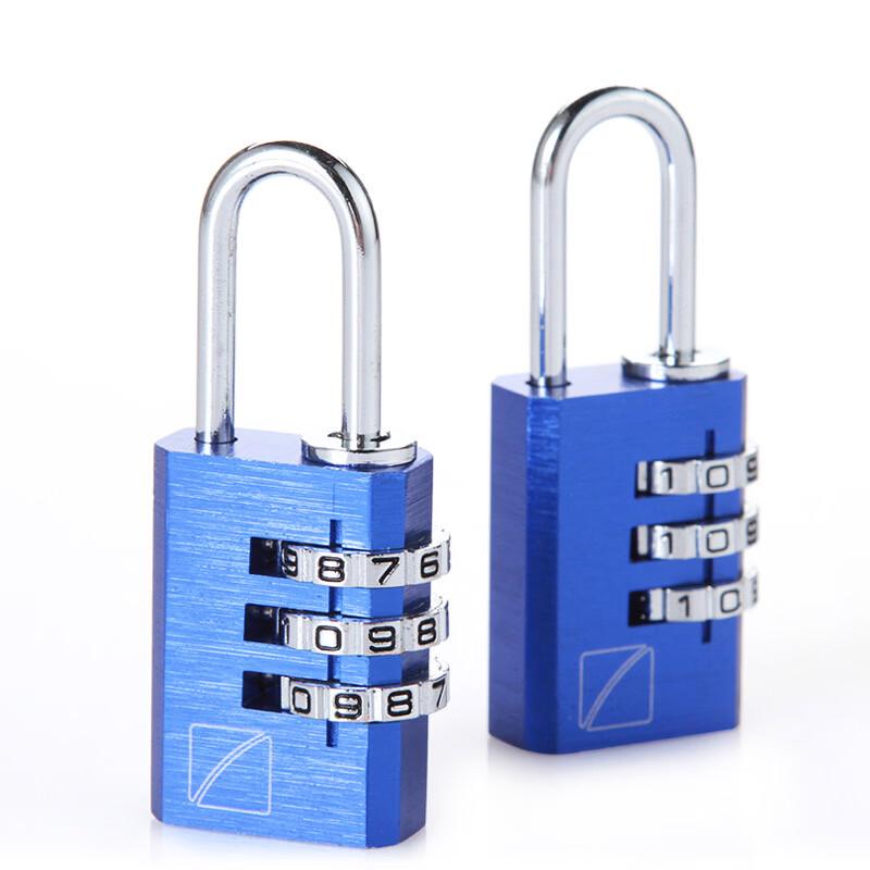 Travel Blue 3-Digit Aluminum Combination Padlock