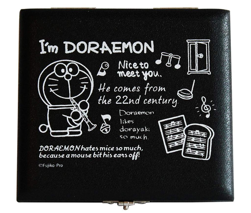Nonaka Clarinet Reed Case with Sanrio Design Holds 5 Reeds B "I'm Doraemon" -