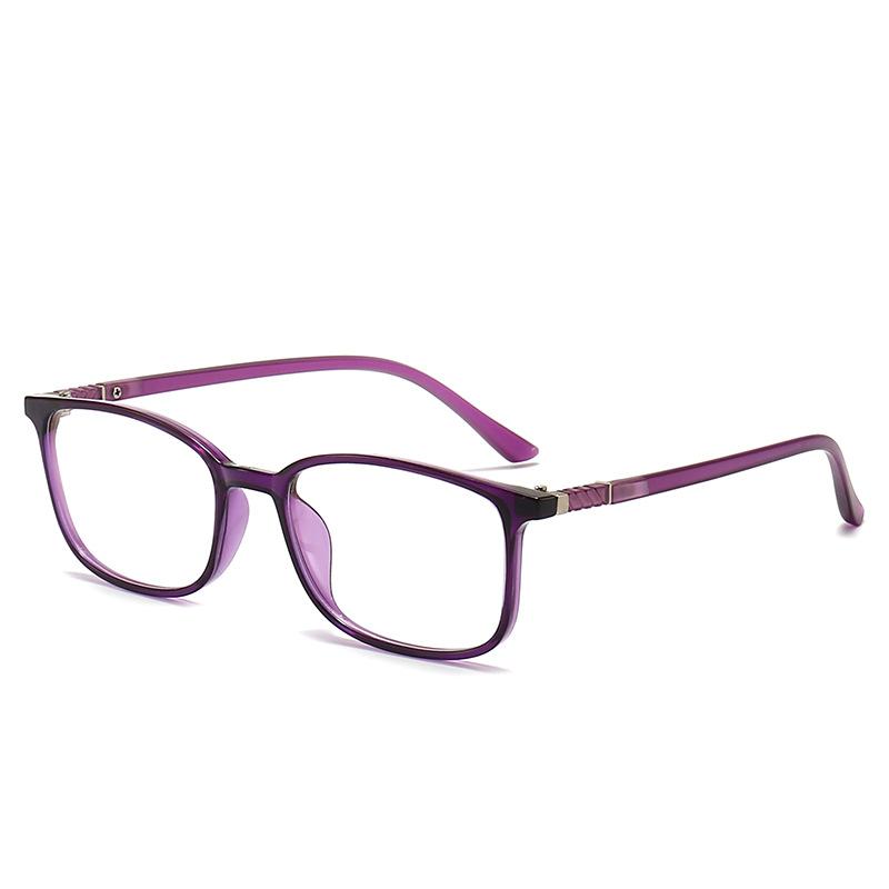 2305 Xiaohongshu Same Frame Glasses Men And Women Han Chao Square Frame Small Frame With Degree Anti-Blue Myopia Glasses