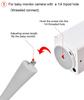 Baby Monitor Mount Camera Shelf, Compatible with DXR 8 and Most Other Baby Monitors. Universal Baby Camera Holder, Mounts to Crib Shelves and Furnitur