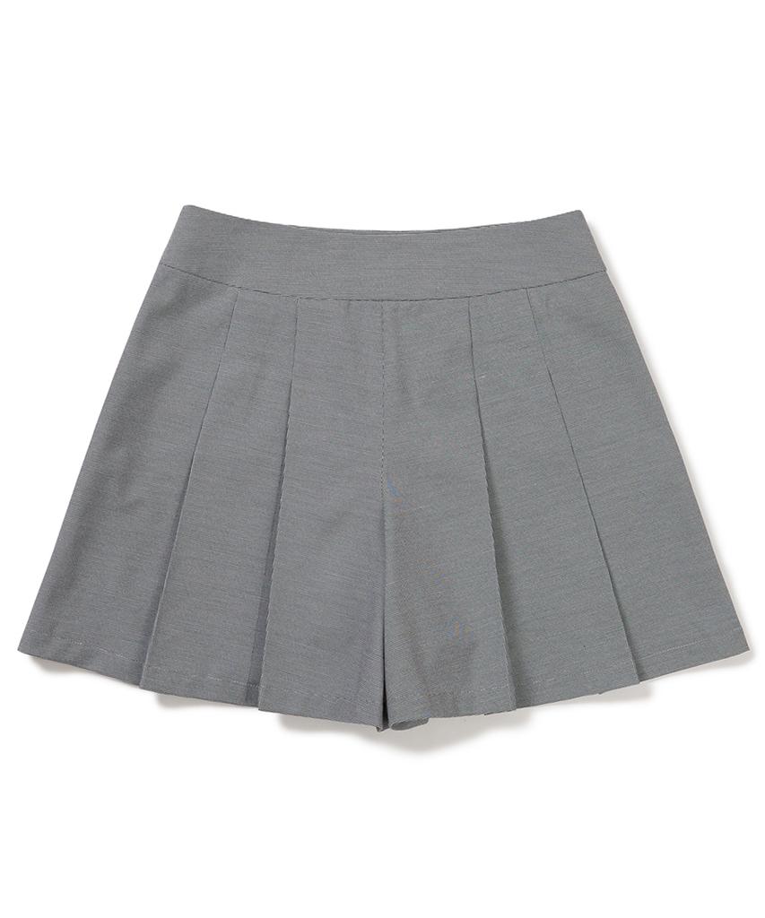 CLOVE [24Ss Clove] Houndstooth Skirtpants (Grey)
