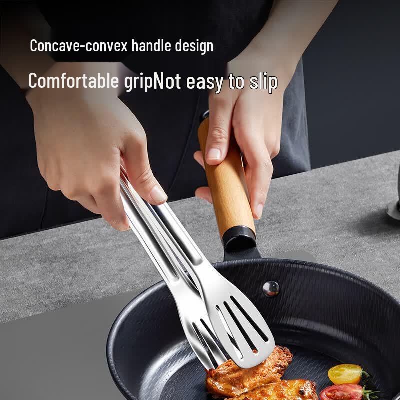 COOKER KING 304 Stainless Steel Multi-function Food Tongs