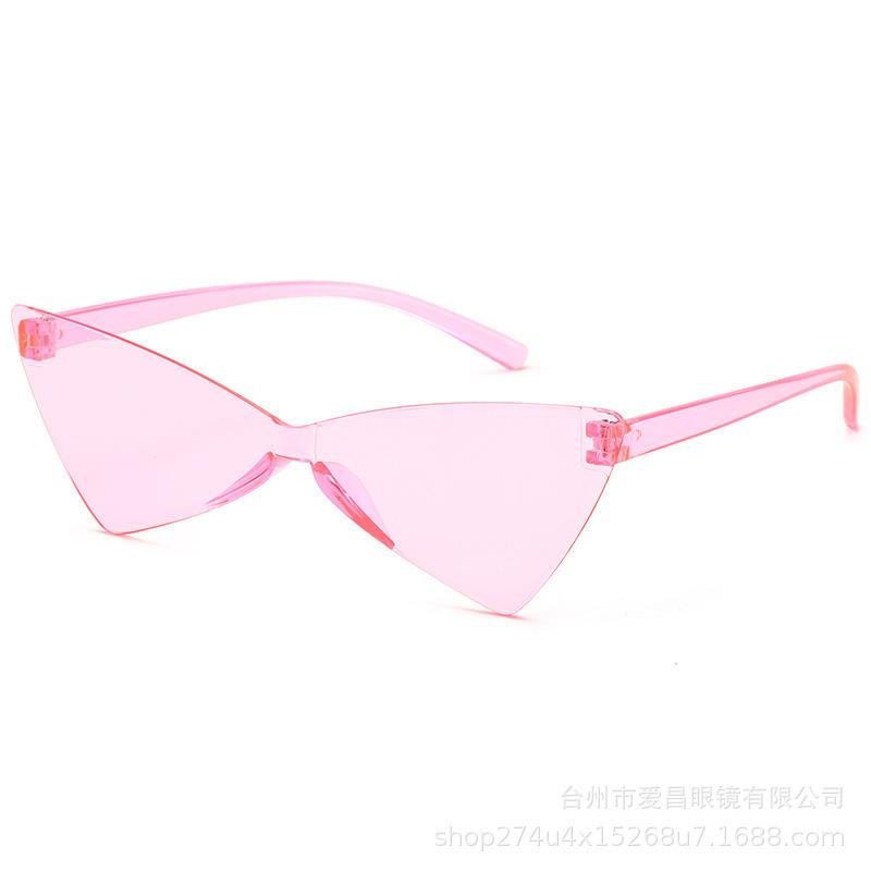 Personality Butterfly Frame Sunglasses Trendy Street-Style Candy-Colored European and American Cross-Border Glasses KJ135