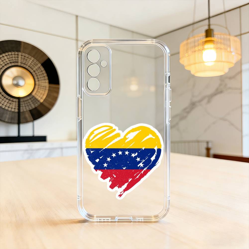 

Venezuela esthetic Art FLAG Phone Case For SamsungA10,12,20,21S,30,31,40,50,51,52,70,71 Transparent Cover Samsung a714g