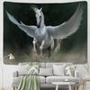 Fantasie Pegasus Tier Tapisserie Fliegendes Pferd Wandbehang Wandteppich Hippie Wandteppiche Wohnheim Dekor Psychedelische Hause Tapisserie