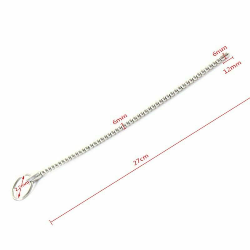 Black  Ring Anal Plug Urethral Sound Electric Electro Sex Stimulation Play  Rings