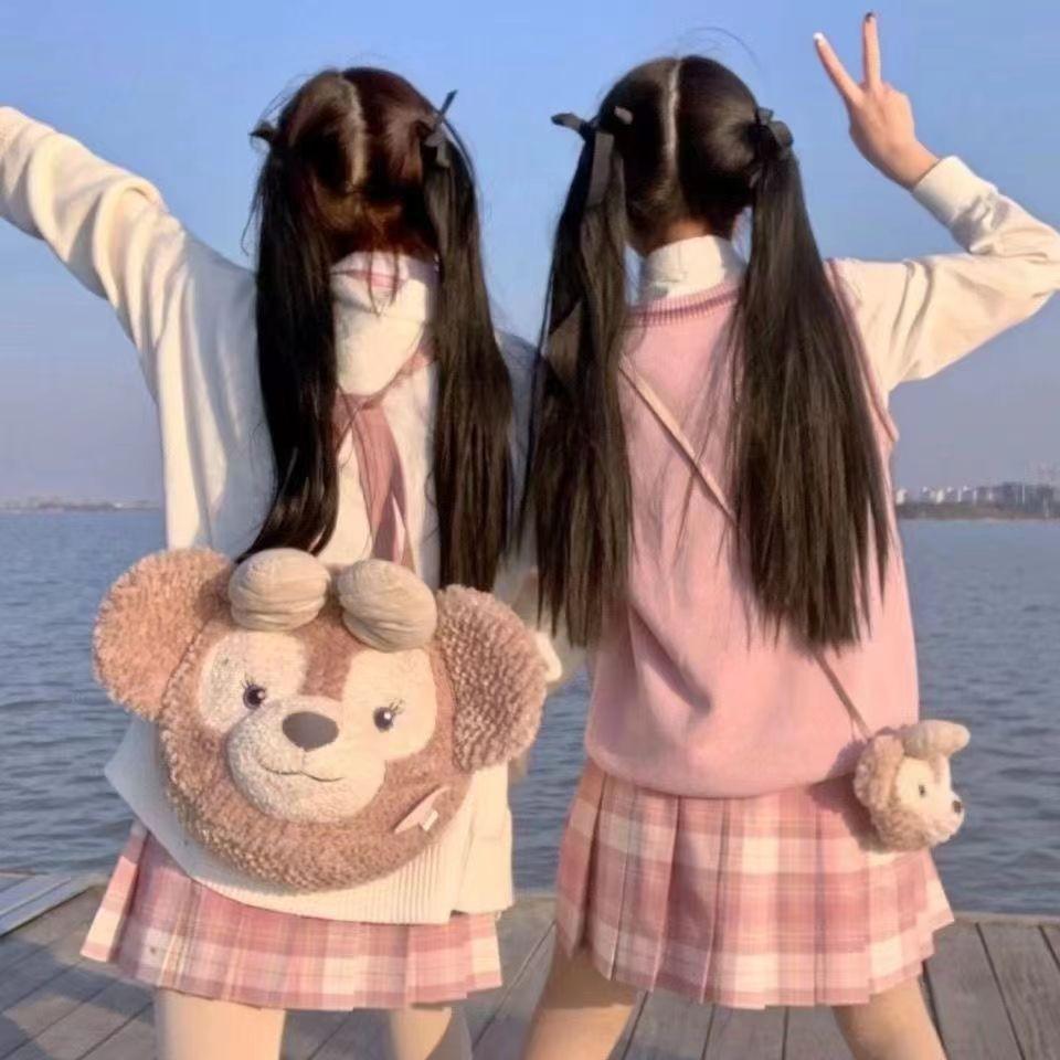 Doll Backpack Shelliemay Disney Animal Plush Bag With Adjustable Shoulder Straps