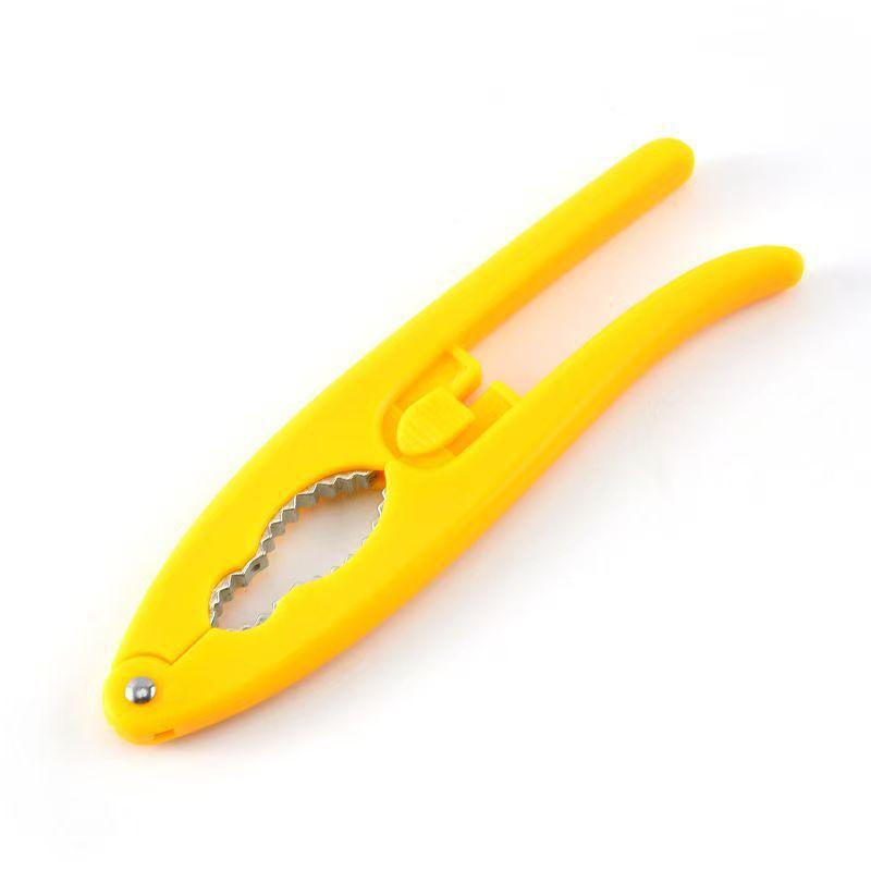 Stainless Steel Nut & Crab Shell Cracker with Plastic Handle - Kitchen Tool