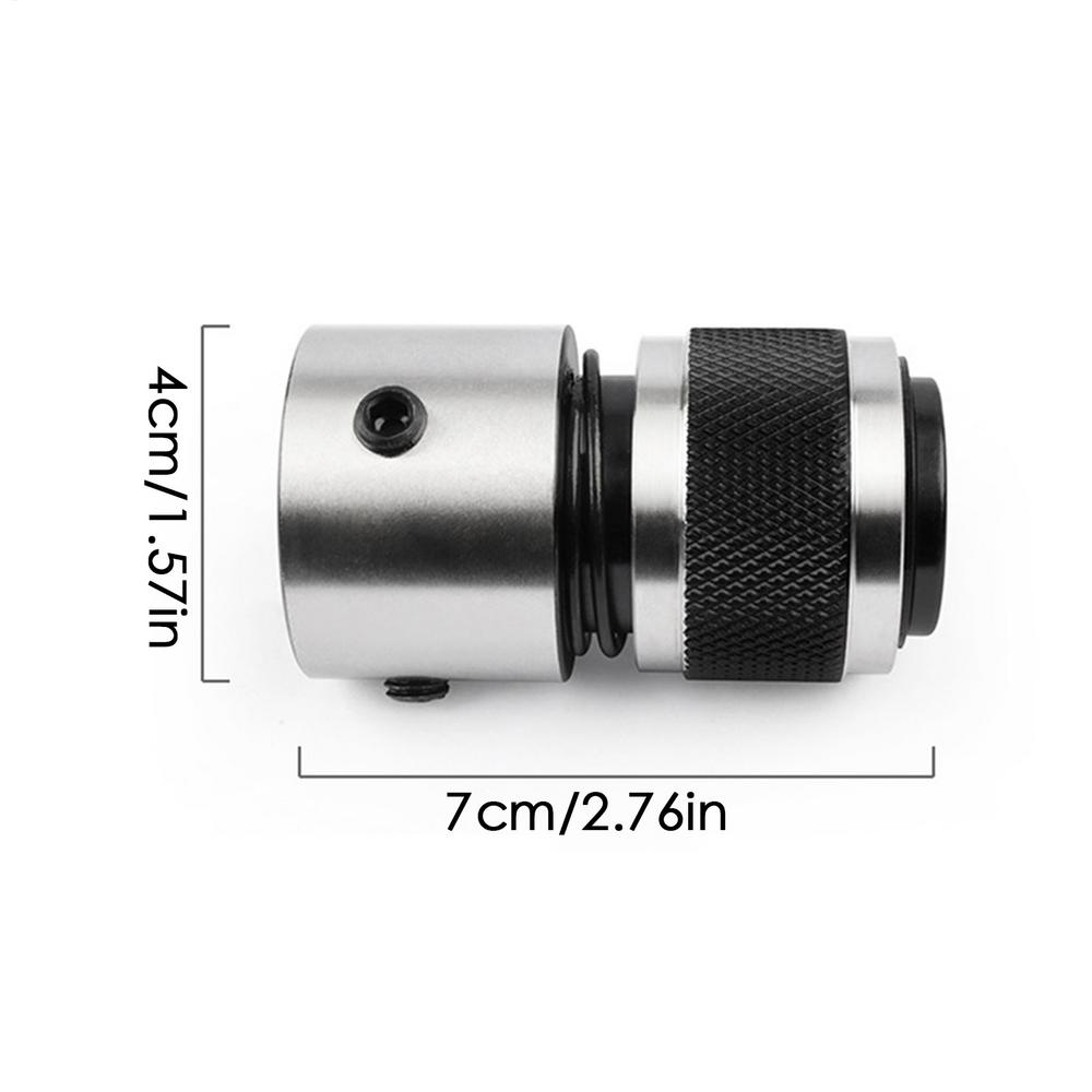 

Quick Change Chisel Retainer Heavy Duty Retaining Chuck Alloy Chisel Retainer Stable Power Tool Accessories Self-Locking срібний
