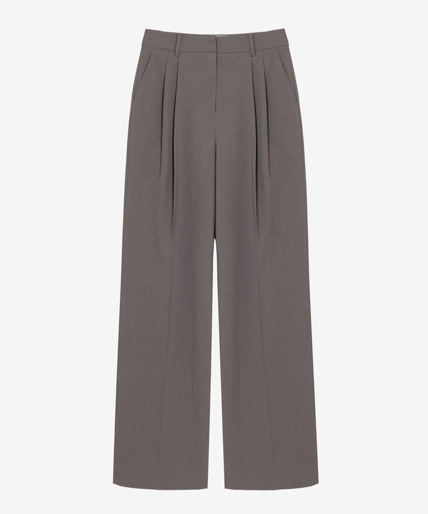 MIND BRIDGE WOMEN [W][Couture] Double-Pleat Wide Slacks - 2 Colors