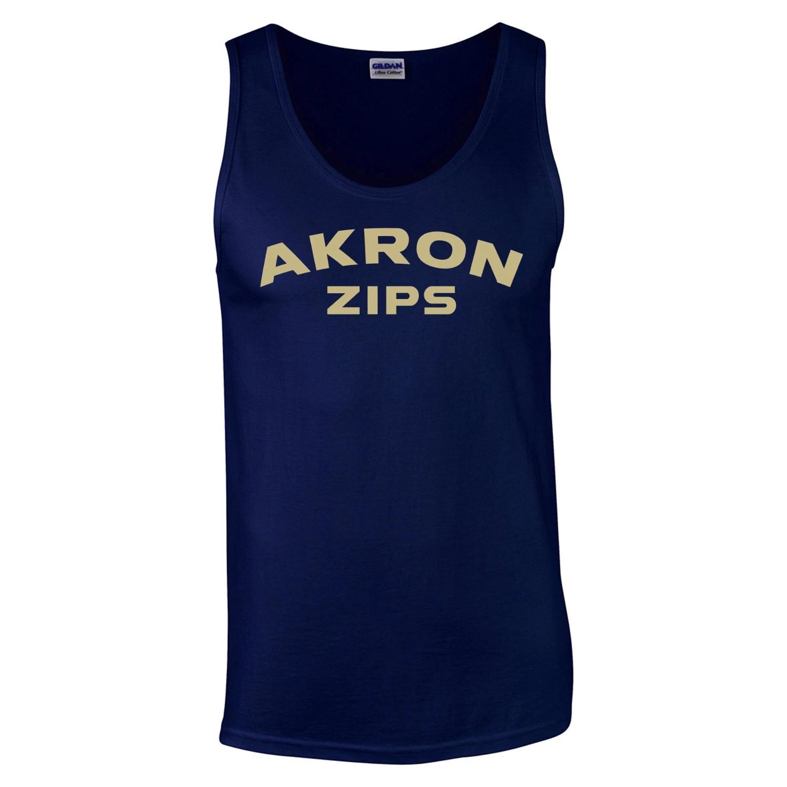 Akron Zips Arch Logo Tank Top - Navy S