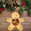 Wooden Christmas Tray Wood Serving Platters Wood Serving Platters Snack Fruit Meat Cheese Board Christmas Wooden Tray Serving