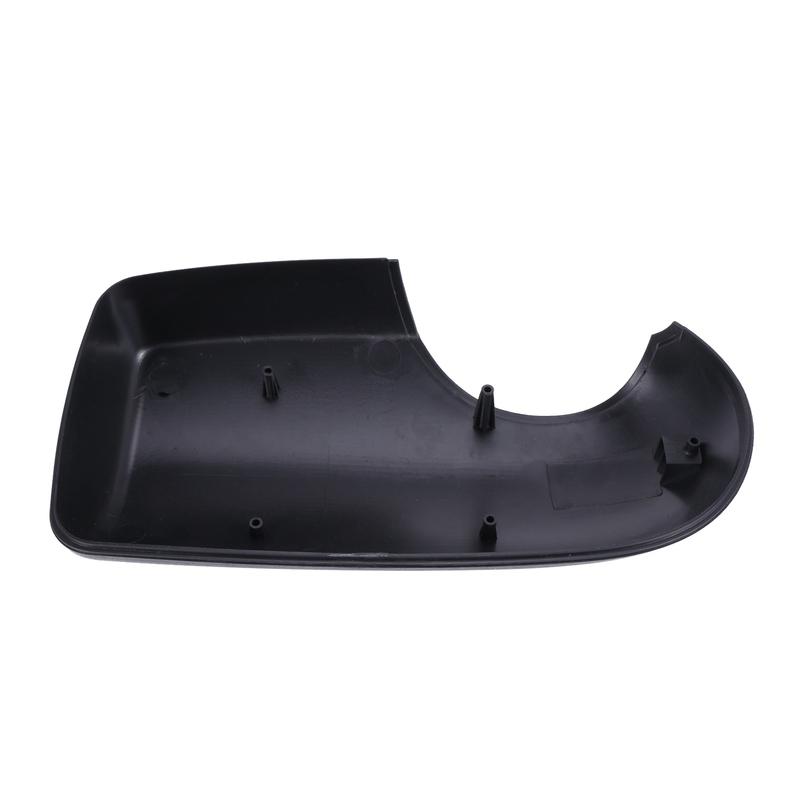 2Pcs ABS Black Door Wing MIRROR COVERS Near Passenger L+R For FORD TRANSIT MK6 MK7 2000-2014