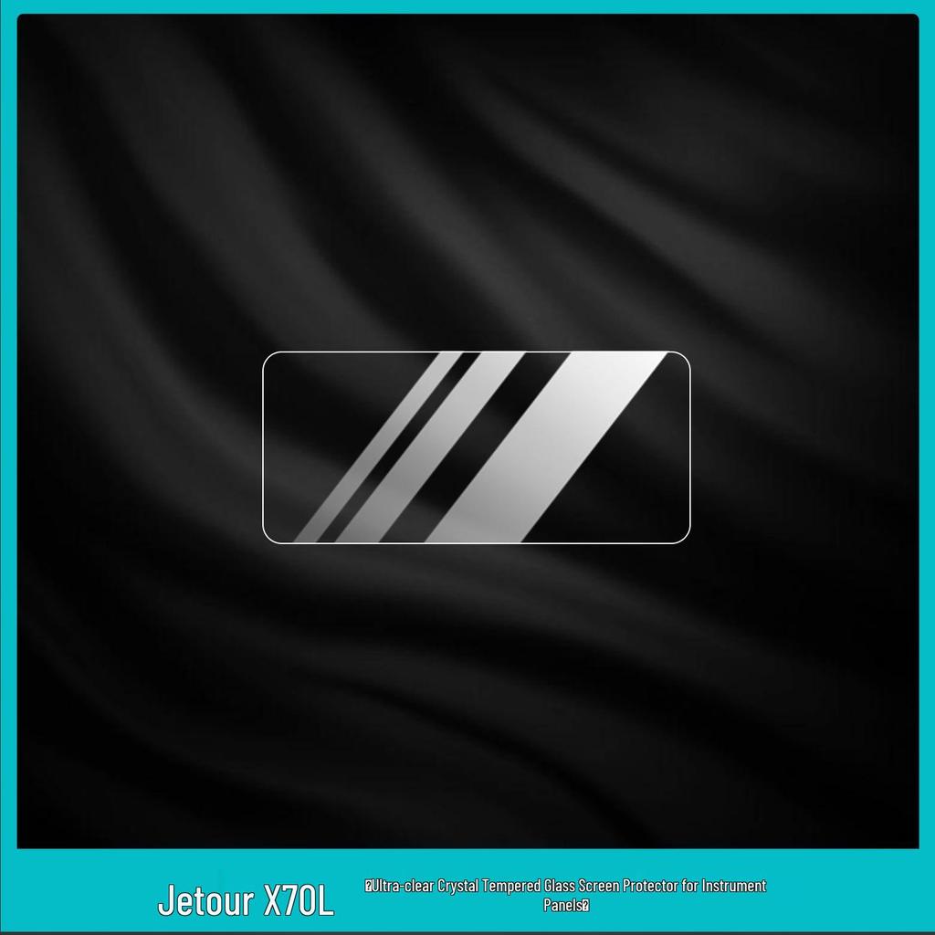 Tempered Glass Protective Film for 2026 Jetour X70L Console, Instrument Panel, and Navigation Screen.