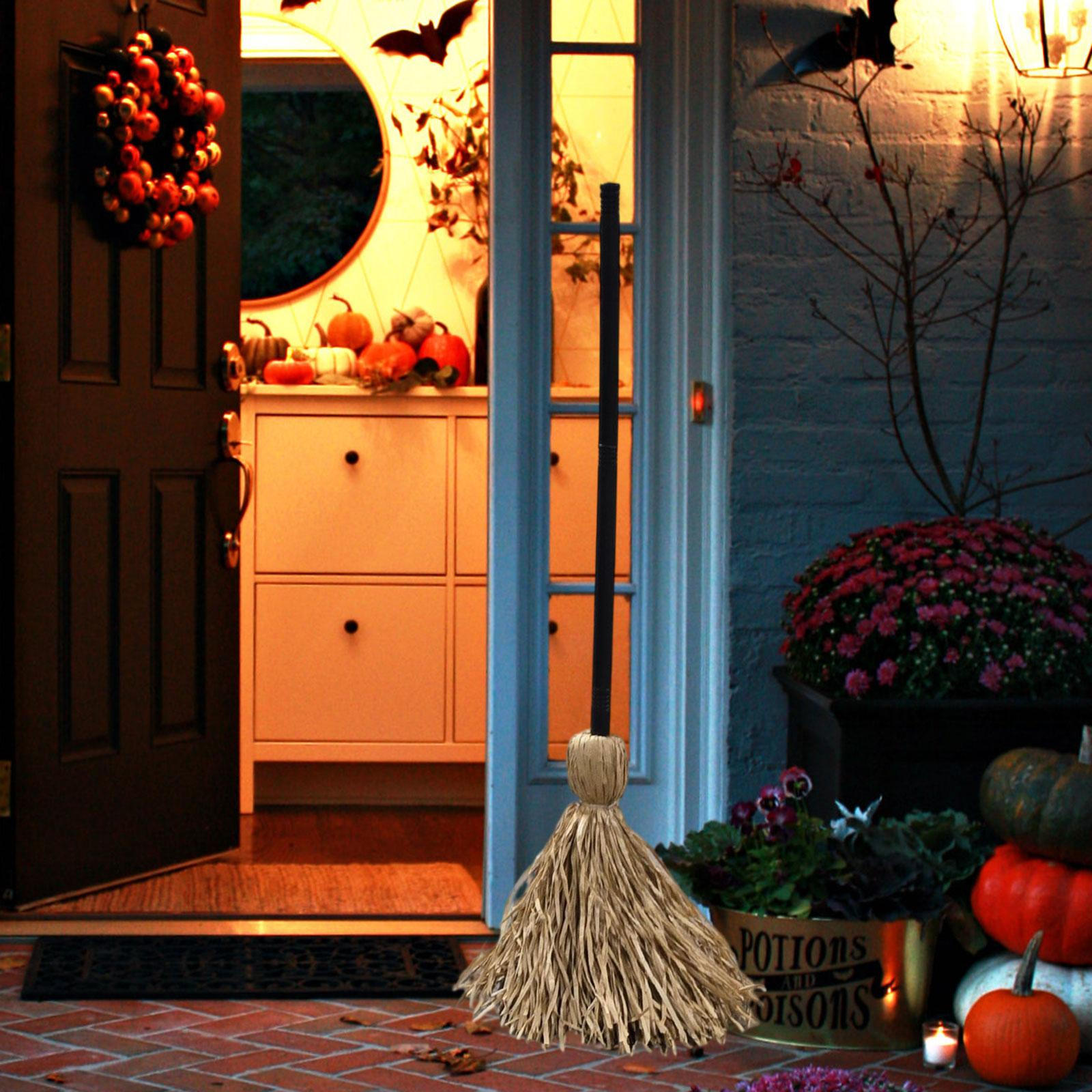 

Halloween Dancing Broom, Party Prop,Portable Statue,Moving Broomstick,Halloween Decoration for