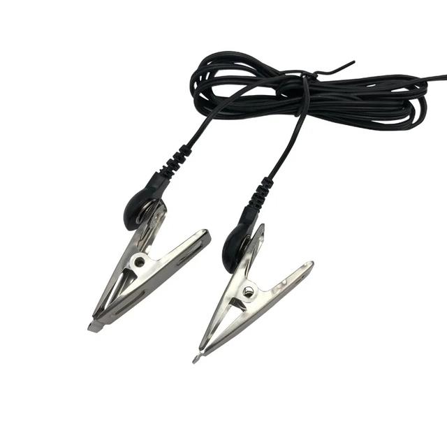 Elektroschock Nippelklemmen Clips Brust BDSM Bondage Fessel Fetisch Penisschloss elektrisches medizinisches Themen Sexspielzeug