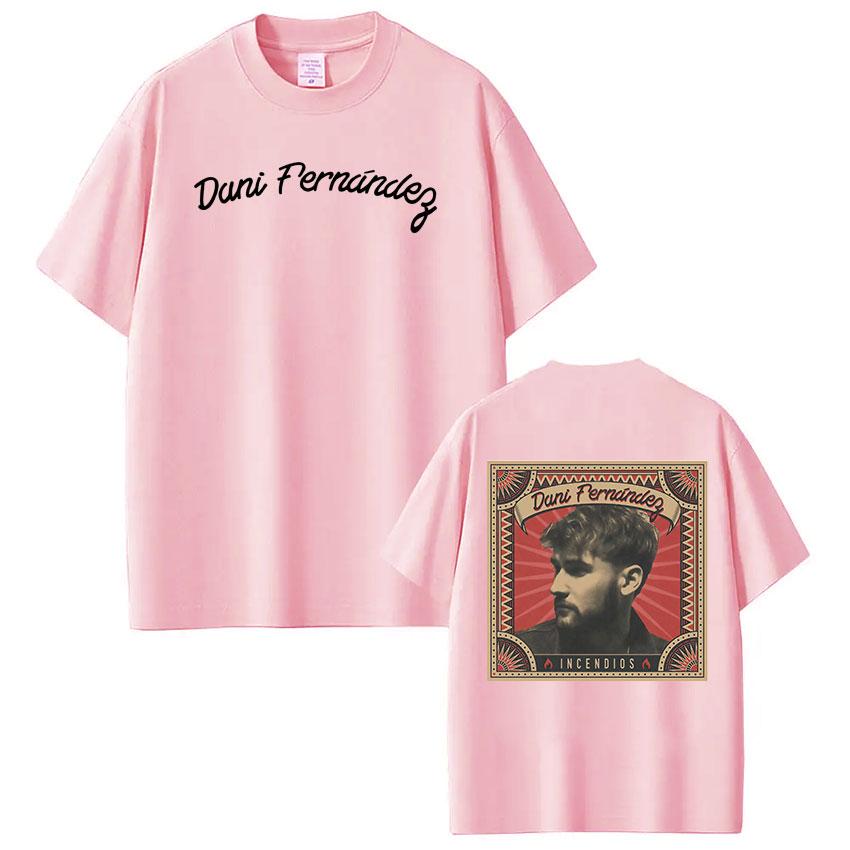 Rapper Dani Fernandez Fashion Graphic Tshirts Men Women Hiphop Tshirts 2026 Spring Summer Pure Cotton Harajuku Top Ins Y2k