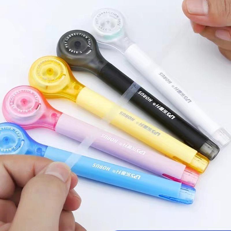 Kawaii Pen Shape Correction Tape Set Cute Corrector Tape White Out Corrector Error Correction Office School Supplies Stationery