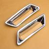 Front & Rear Chrome Fog Light Cover Surrounds For For Nissan Rogue X-Trail T33