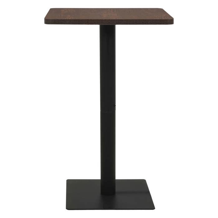 VidaXL Table de bistro Cendre foncé 78,5x78,5x107 cm 321929