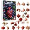 2026 Human Anatomy Christmas Advent Calendar Blind Box 24 Organ Pendants Interesting Blind Box for Medical Enthusiasts