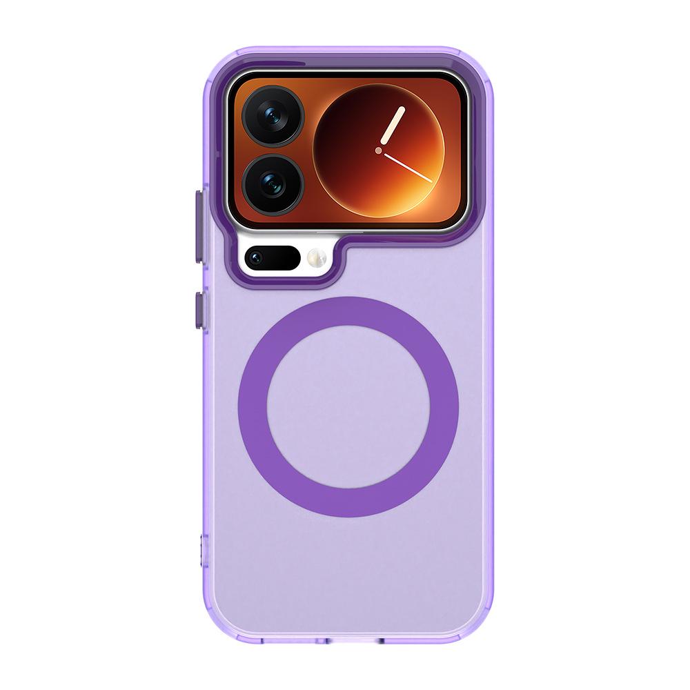 Applicable To Xiaomi 17ProMax Candy Magnetic Mobile Phone Case Xiaomi 15Pro Matte Xiaomi 14TPro Protective Case