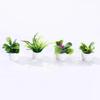 4ks 1:12 Domeček pro panenky Miniaturní Mini Strom v květináči Pro Zelenou Rostlinu V květináči Domeček pro panenky Nábytek Domácí Dekorace Simulace Květináčů
