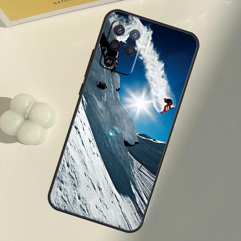 Sports Snowboarding Case For OPPO A15 A74 A54 A94 A52 A72 A31 A53 A53S A5 A9 2020 A3S A5S A83 A91 A93 Cover