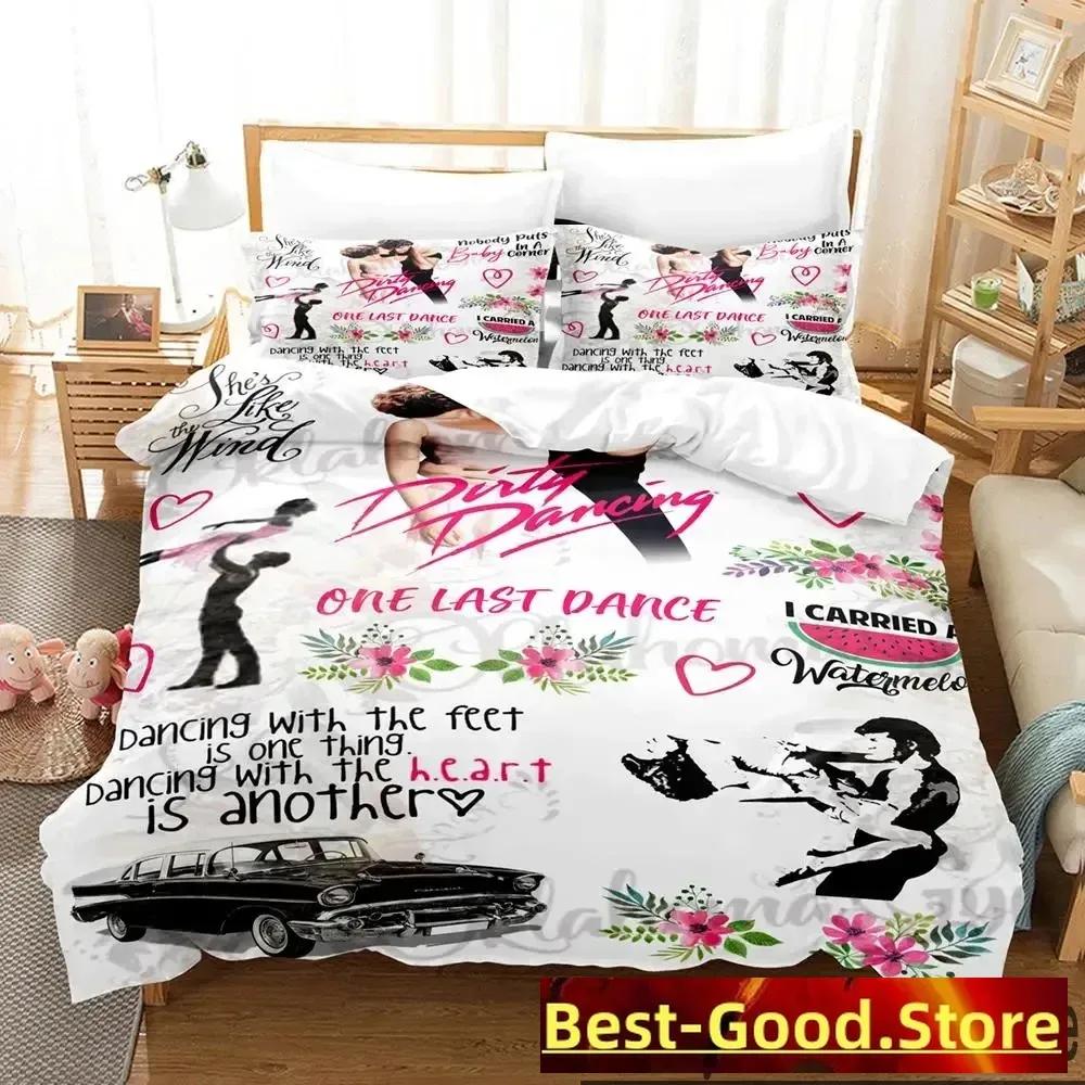 

3D Print Dirty Dancing Bedding Set Boys Girls Twin Queen King Size Duvet Cover Pillowcase Bed Boys Adult Home Textileextile 70x133cm 2pcs