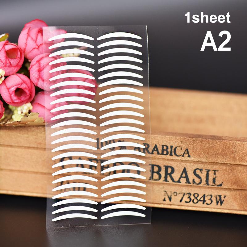 

24/48 шт. Невидимі волокнисті двосторонні клейкі наліпки для повік, прозорі дихаючі стрічки для очей, жіночий аксесуар для макіяжу очей A2