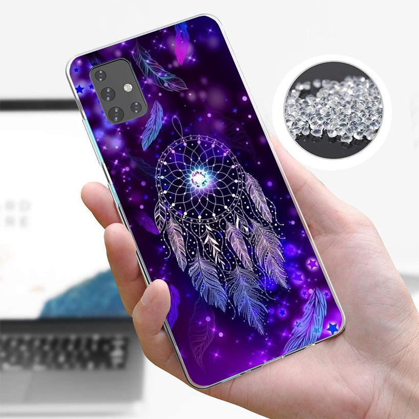 Retro Feather Dreamcatcher Phnoe Case for Samsung Galaxy A12 A22 A32 A42 A52 A51 A50S A20S A10S A41 A31 A21S A40 A30S A20E A71 A