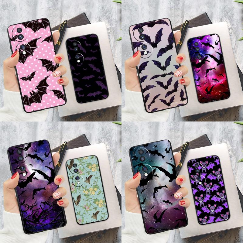 Vampire Bats Full Moon Halloween Case For Honor 200 Pro X9c X9a X8a X7a X6a X7 X8 X9 X8b X9b Magic 5 6 50 70 90 Lite Cover