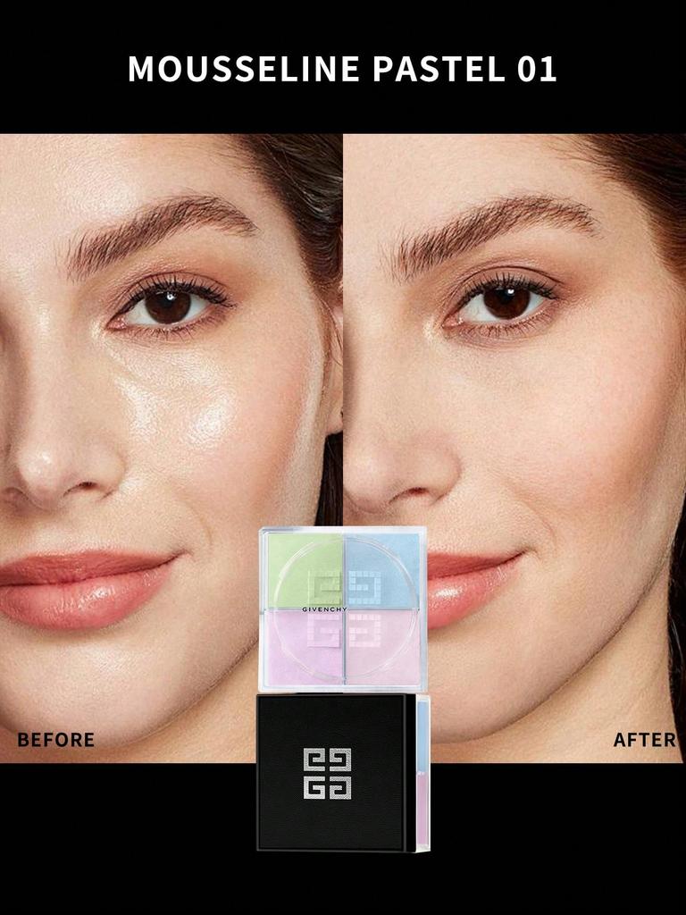 Givenchy Prisme Libre Loose Powder | Matte, 4-in-1 #1 Mousseline Pastel 4x3g