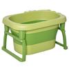 Foldable Baby Bathtub, with Stool - Green