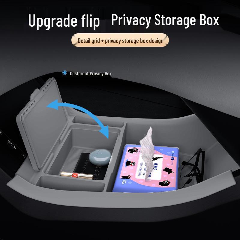 Denza N9 Silicone Center Console Storage Box & Glasses Holder