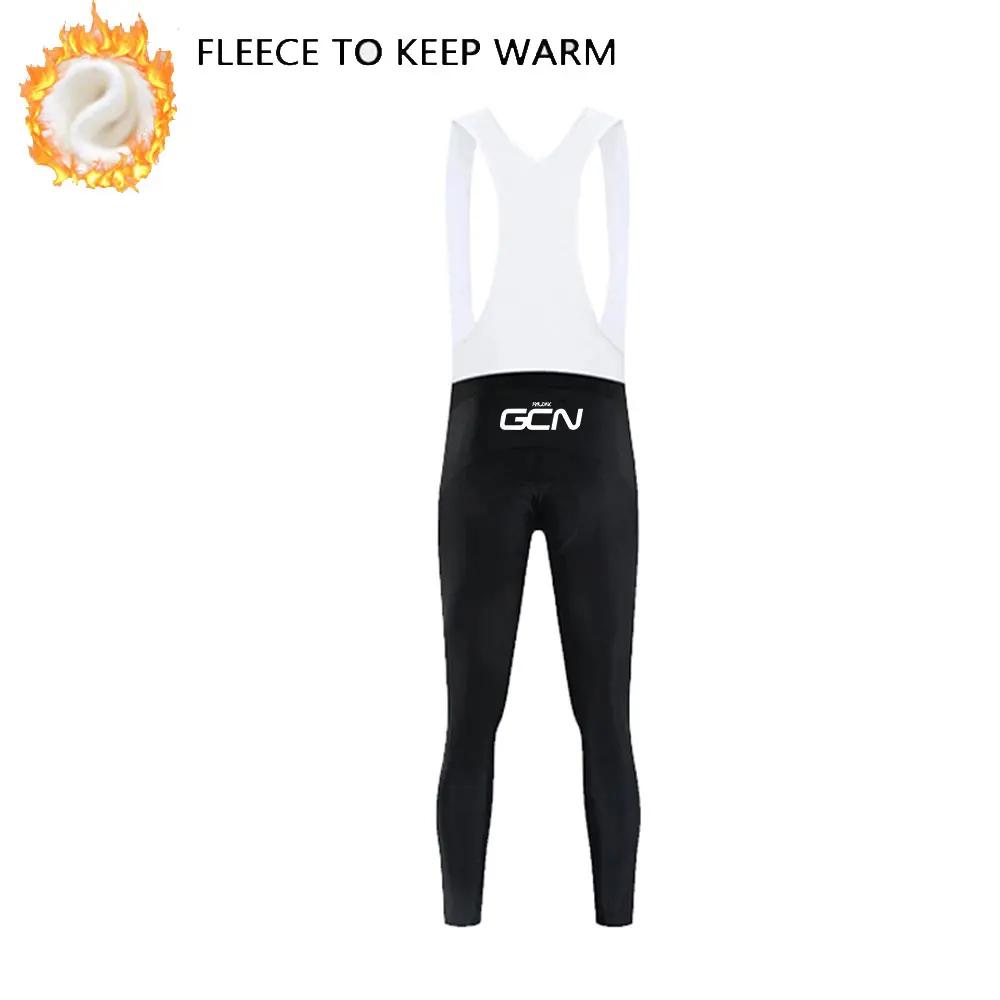 RAUDAX GCN Bike Team Winter Long Sleeves Cycling Clothing Men's Thermal Fleece Cycling Jersey Set Moutain Road Bike Uniform