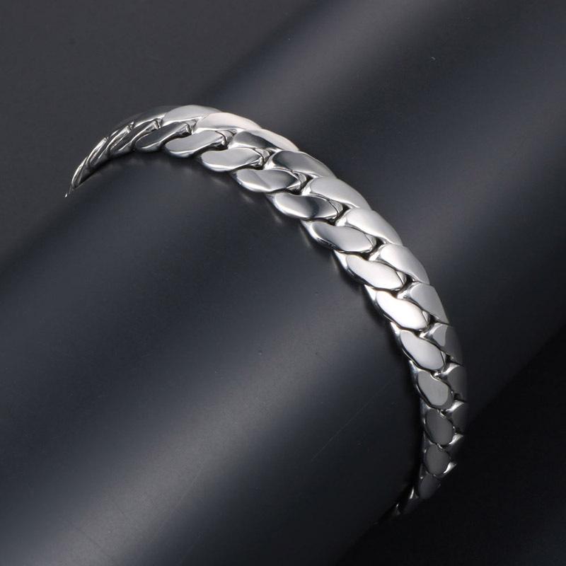2026 European and American Men's Fashion Bracelet Simple Stainless Steel Ultra-popular Bracelet