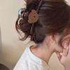 Cute Bear Hair Claw Clip Women Lovely Cartoon Shark Clip Back Head Bun Hair Accessories