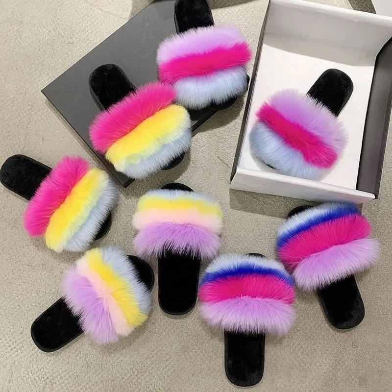 Dámské podzimní a zimní vlněné pantofle Dámské univerzální protiskluzové s plochou podrážkou Krásné pantofle Ležérní domácí pantofle