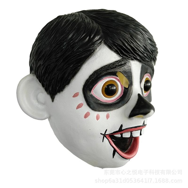 Day Of Dead Coco Miguel Costume Mask Hector Movie Halloween Latex Kids Cosplay