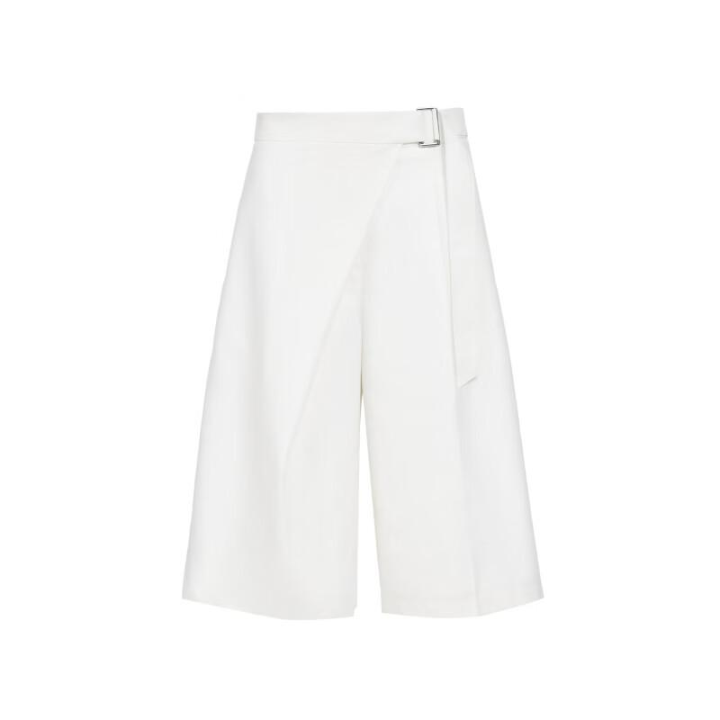 VEROMODA Women's Asymmetrical High-Waist Wide-Leg Shorts