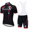 Men Women Cycling Jersey Set Short Sleeve Breathable Mountain Bike Racing Outfit Sportswear
