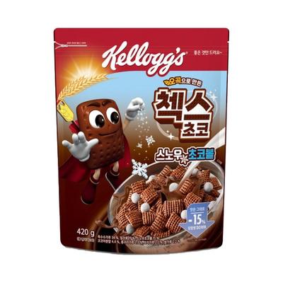Kellogg's Chex Choco Snow Choco bumbiņa 400g (3 Iespējas)