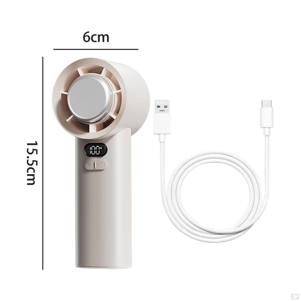 Compact Rechargeable Handheld Fan with Variable