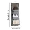 6/8 Pockets Hanging Purse Organizer Clear Bag Collection Storage Holder Foldable Purse Hanger with Metal Hooks